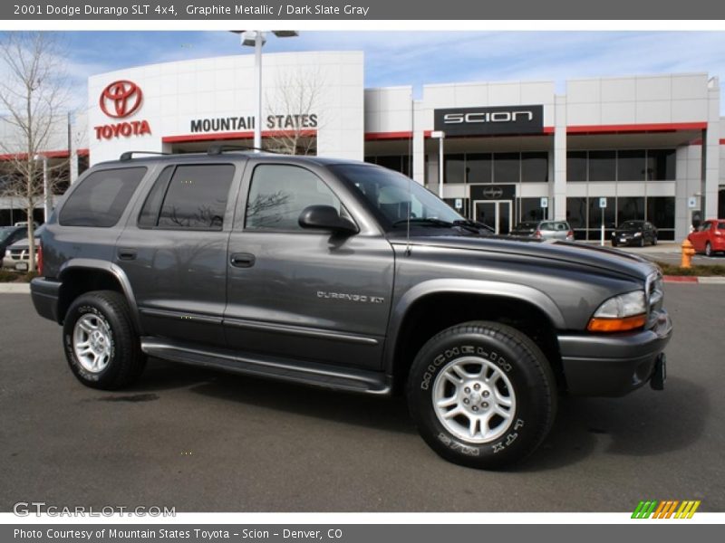 Graphite Metallic / Dark Slate Gray 2001 Dodge Durango SLT 4x4