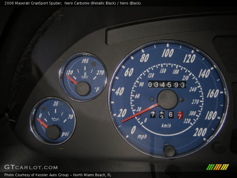  2006 GranSport Spyder Spyder Gauges