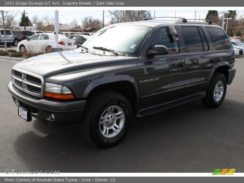 Graphite Metallic / Dark Slate Gray 2001 Dodge Durango SLT 4x4