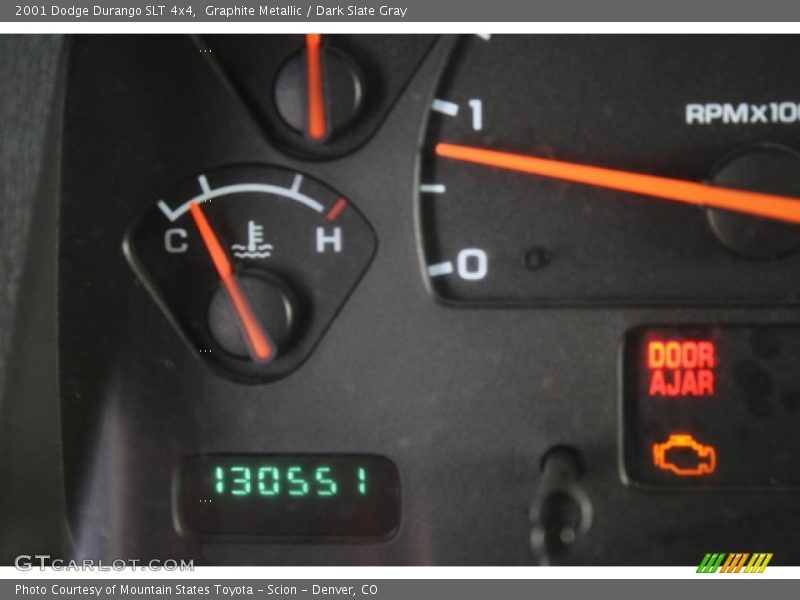 Graphite Metallic / Dark Slate Gray 2001 Dodge Durango SLT 4x4