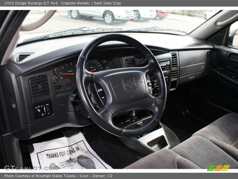 Graphite Metallic / Dark Slate Gray 2001 Dodge Durango SLT 4x4