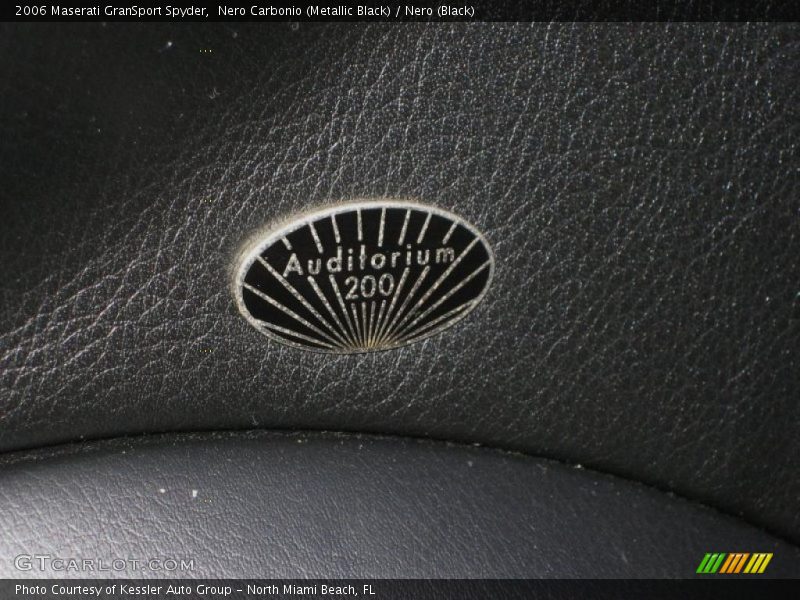 Nero Carbonio (Metallic Black) / Nero (Black) 2006 Maserati GranSport Spyder