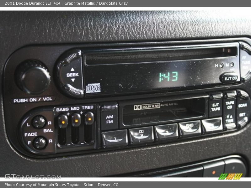 Graphite Metallic / Dark Slate Gray 2001 Dodge Durango SLT 4x4