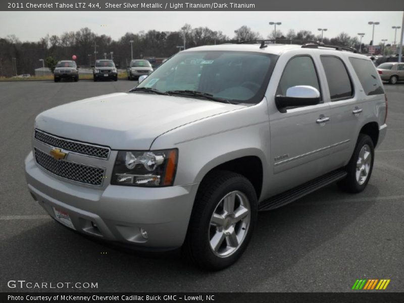 Sheer Silver Metallic / Light Titanium/Dark Titanium 2011 Chevrolet Tahoe LTZ 4x4