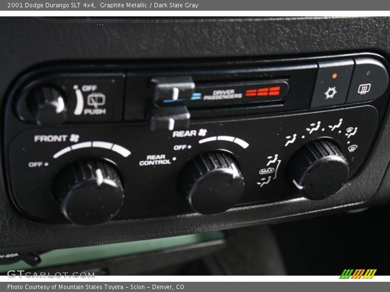 Graphite Metallic / Dark Slate Gray 2001 Dodge Durango SLT 4x4
