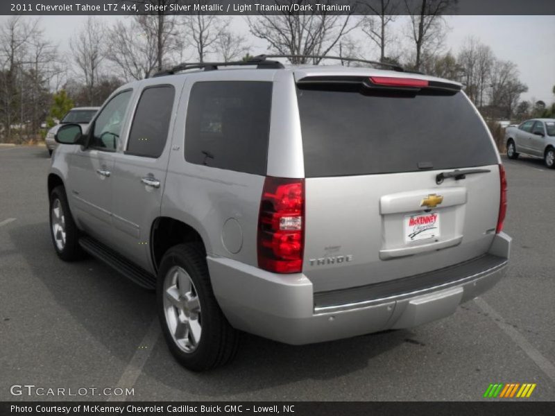 Sheer Silver Metallic / Light Titanium/Dark Titanium 2011 Chevrolet Tahoe LTZ 4x4