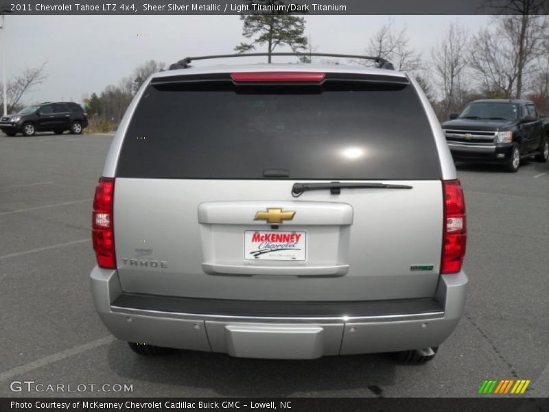 Sheer Silver Metallic / Light Titanium/Dark Titanium 2011 Chevrolet Tahoe LTZ 4x4