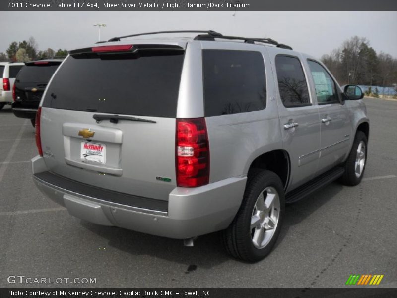 Sheer Silver Metallic / Light Titanium/Dark Titanium 2011 Chevrolet Tahoe LTZ 4x4