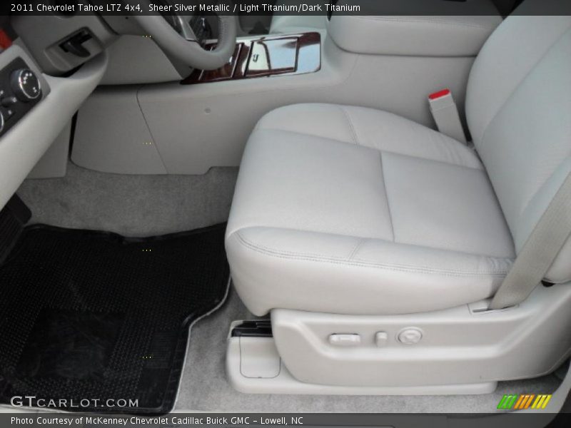 Sheer Silver Metallic / Light Titanium/Dark Titanium 2011 Chevrolet Tahoe LTZ 4x4