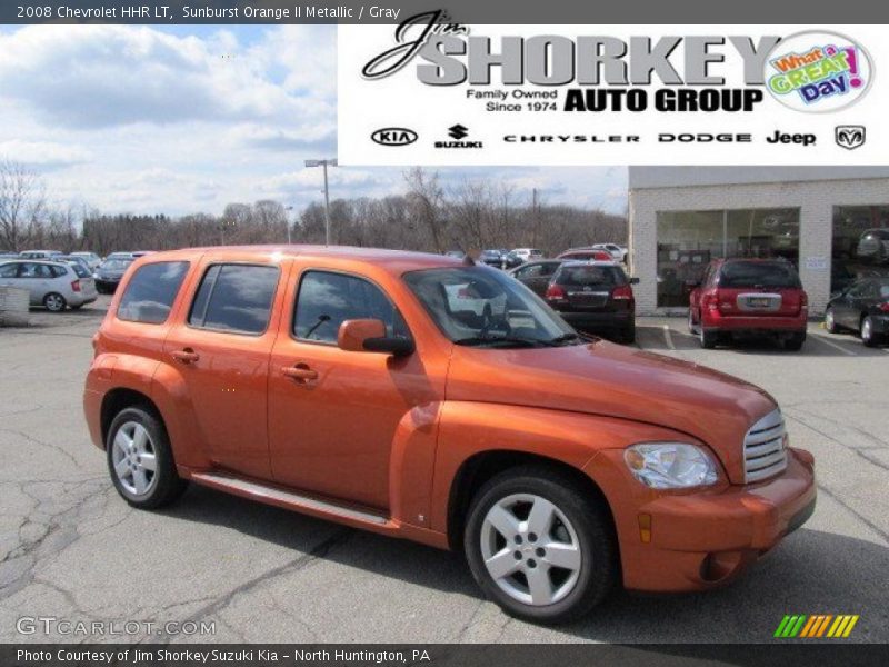 Sunburst Orange II Metallic / Gray 2008 Chevrolet HHR LT