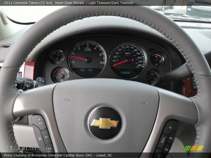 Sheer Silver Metallic / Light Titanium/Dark Titanium 2011 Chevrolet Tahoe LTZ 4x4