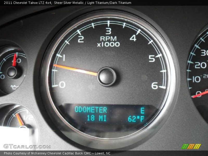 Sheer Silver Metallic / Light Titanium/Dark Titanium 2011 Chevrolet Tahoe LTZ 4x4