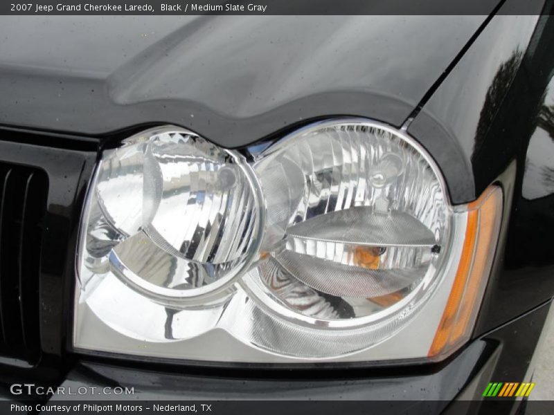 Black / Medium Slate Gray 2007 Jeep Grand Cherokee Laredo