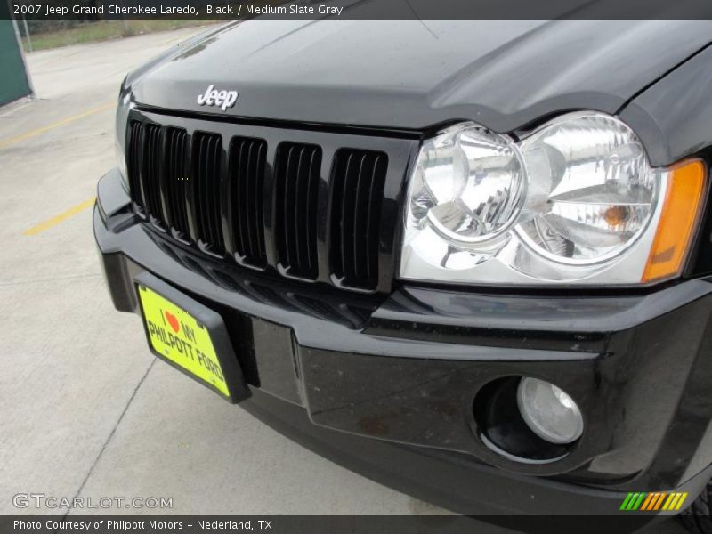 Black / Medium Slate Gray 2007 Jeep Grand Cherokee Laredo