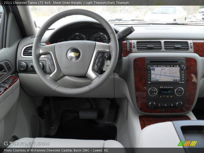 Sheer Silver Metallic / Light Titanium/Dark Titanium 2011 Chevrolet Tahoe LTZ 4x4