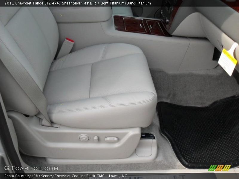 Sheer Silver Metallic / Light Titanium/Dark Titanium 2011 Chevrolet Tahoe LTZ 4x4