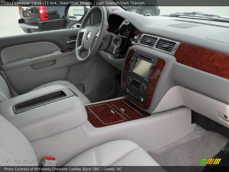 Sheer Silver Metallic / Light Titanium/Dark Titanium 2011 Chevrolet Tahoe LTZ 4x4