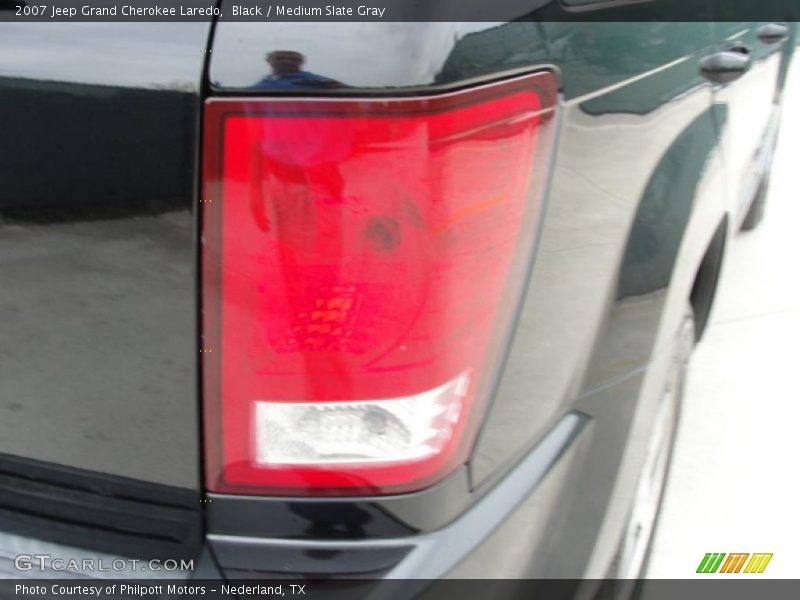Black / Medium Slate Gray 2007 Jeep Grand Cherokee Laredo