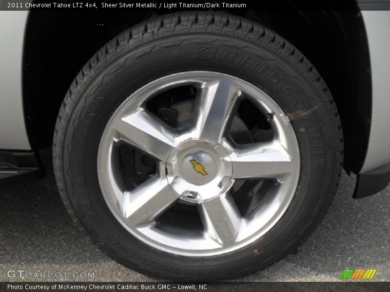 Sheer Silver Metallic / Light Titanium/Dark Titanium 2011 Chevrolet Tahoe LTZ 4x4