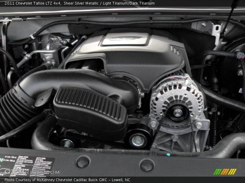 Sheer Silver Metallic / Light Titanium/Dark Titanium 2011 Chevrolet Tahoe LTZ 4x4
