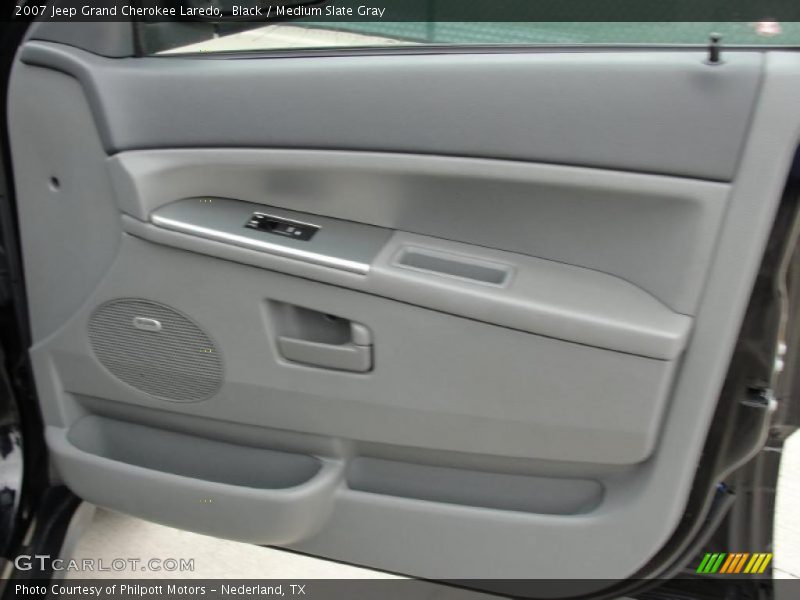 Black / Medium Slate Gray 2007 Jeep Grand Cherokee Laredo