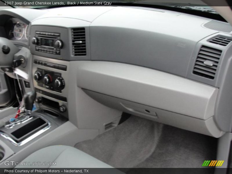 Black / Medium Slate Gray 2007 Jeep Grand Cherokee Laredo
