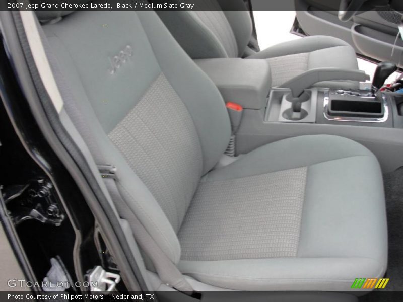 Black / Medium Slate Gray 2007 Jeep Grand Cherokee Laredo