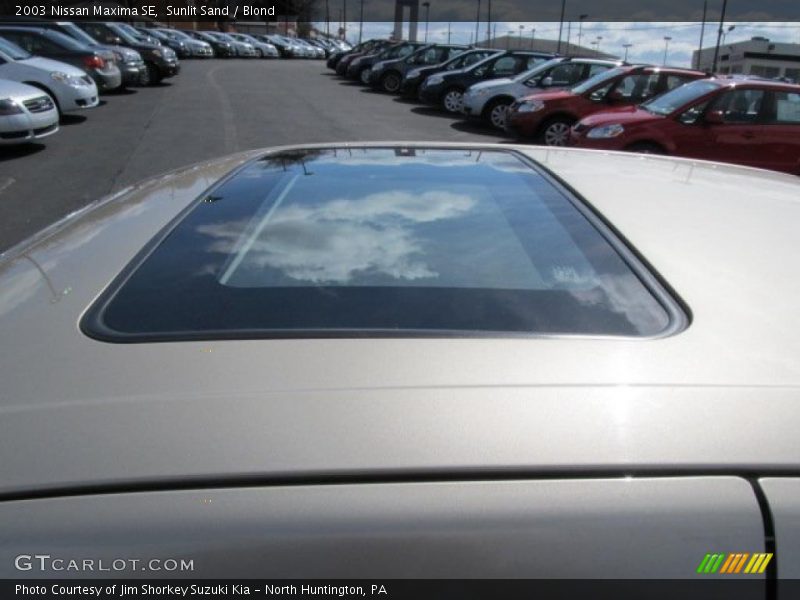 Sunlit Sand / Blond 2003 Nissan Maxima SE