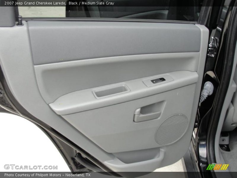 Black / Medium Slate Gray 2007 Jeep Grand Cherokee Laredo