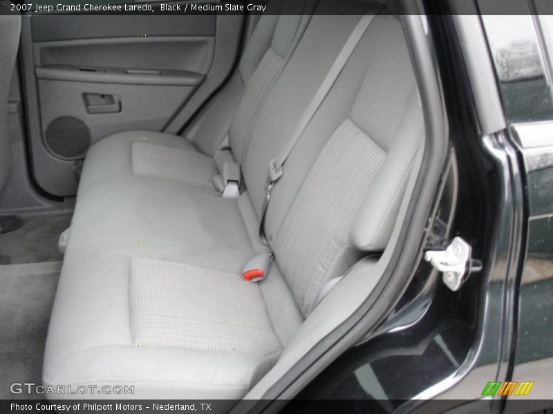 Black / Medium Slate Gray 2007 Jeep Grand Cherokee Laredo