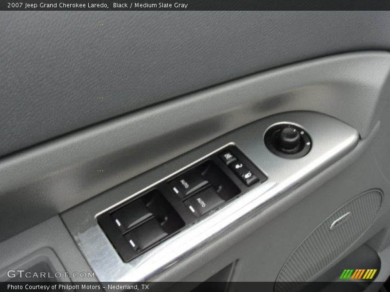 Black / Medium Slate Gray 2007 Jeep Grand Cherokee Laredo