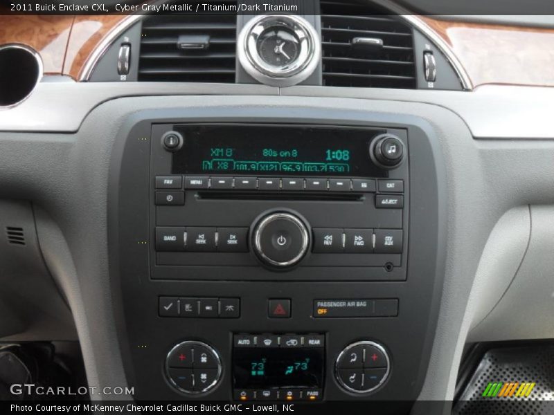 Cyber Gray Metallic / Titanium/Dark Titanium 2011 Buick Enclave CXL