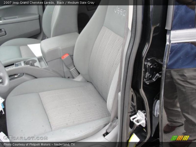 Black / Medium Slate Gray 2007 Jeep Grand Cherokee Laredo