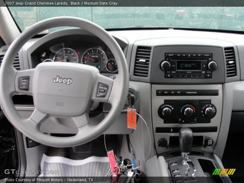 Black / Medium Slate Gray 2007 Jeep Grand Cherokee Laredo