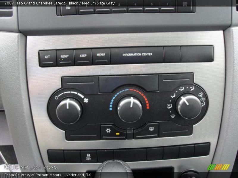 Black / Medium Slate Gray 2007 Jeep Grand Cherokee Laredo