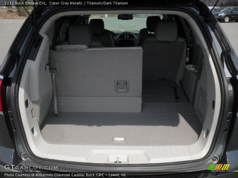 Cyber Gray Metallic / Titanium/Dark Titanium 2011 Buick Enclave CXL