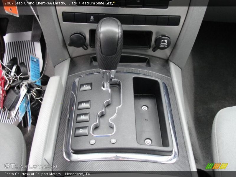 Black / Medium Slate Gray 2007 Jeep Grand Cherokee Laredo