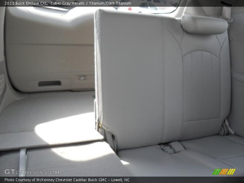 Cyber Gray Metallic / Titanium/Dark Titanium 2011 Buick Enclave CXL