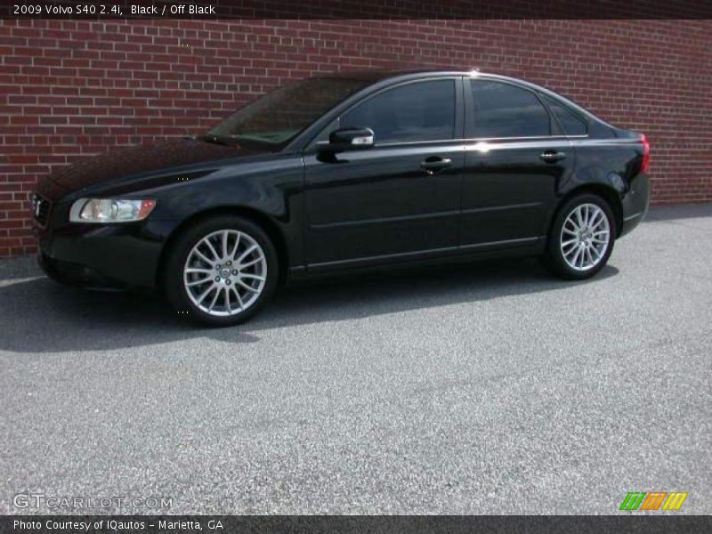 Black / Off Black 2009 Volvo S40 2.4i