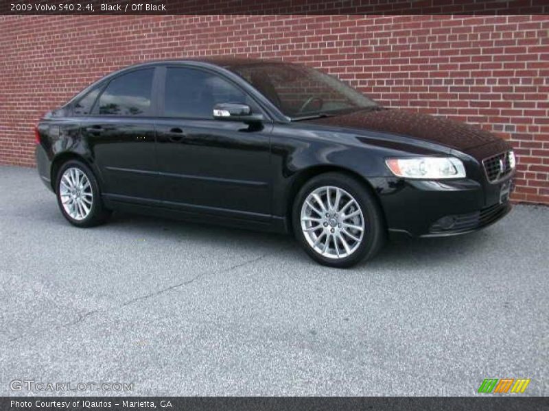 Black / Off Black 2009 Volvo S40 2.4i