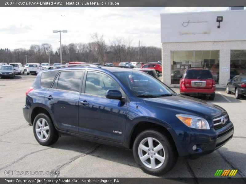 Nautical Blue Metallic / Taupe 2007 Toyota RAV4 Limited 4WD