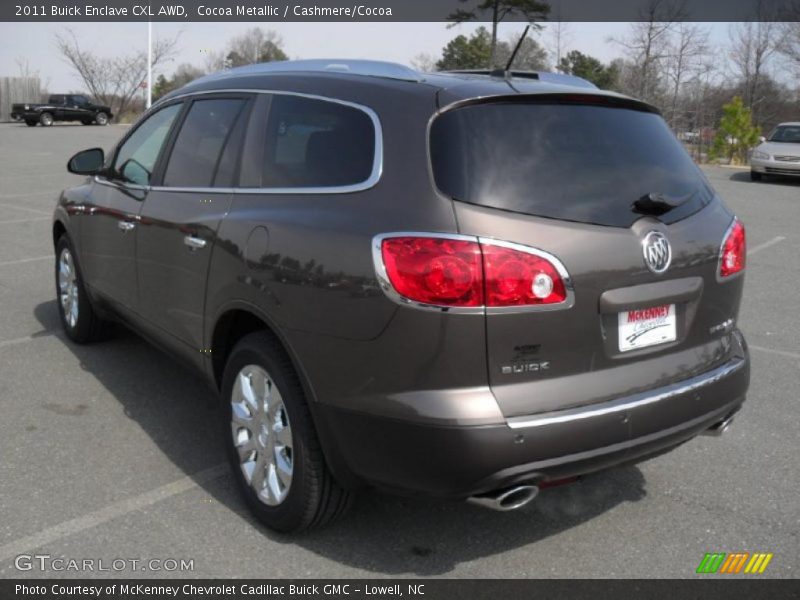 Cocoa Metallic / Cashmere/Cocoa 2011 Buick Enclave CXL AWD