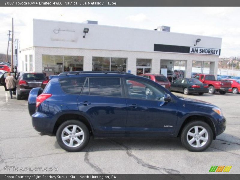 Nautical Blue Metallic / Taupe 2007 Toyota RAV4 Limited 4WD