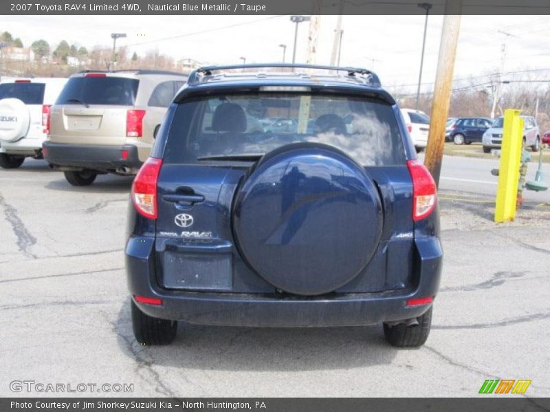 Nautical Blue Metallic / Taupe 2007 Toyota RAV4 Limited 4WD