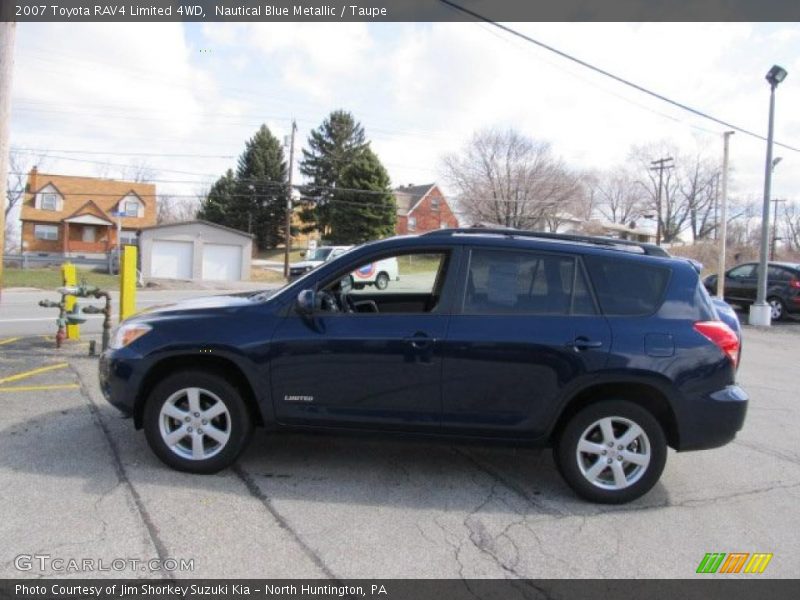 Nautical Blue Metallic / Taupe 2007 Toyota RAV4 Limited 4WD