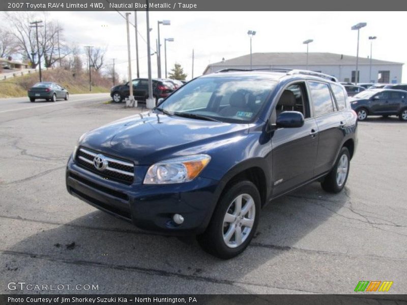 Nautical Blue Metallic / Taupe 2007 Toyota RAV4 Limited 4WD