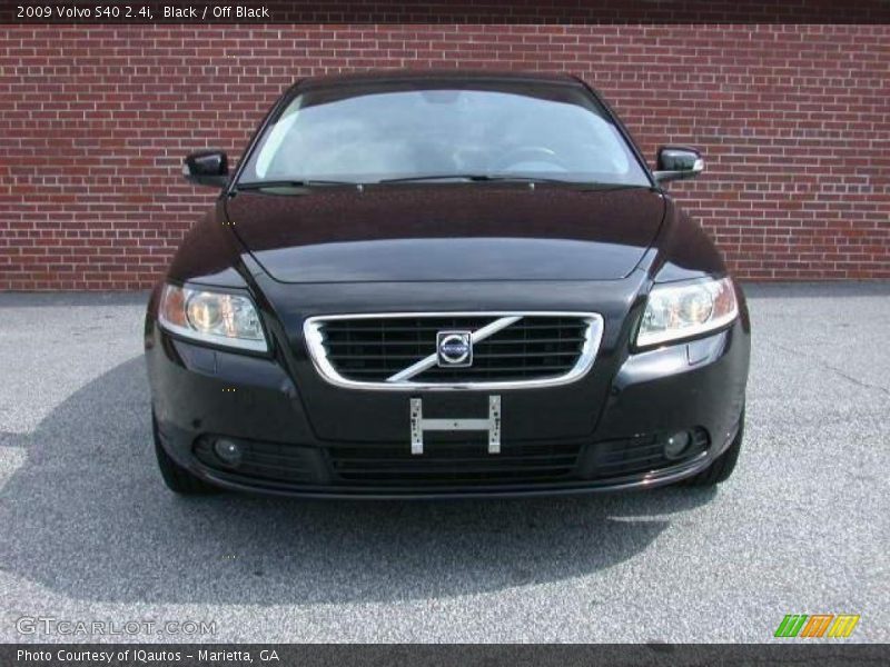 Black / Off Black 2009 Volvo S40 2.4i