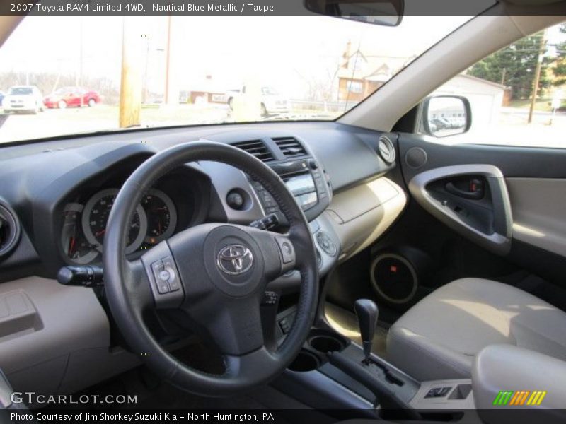 Nautical Blue Metallic / Taupe 2007 Toyota RAV4 Limited 4WD