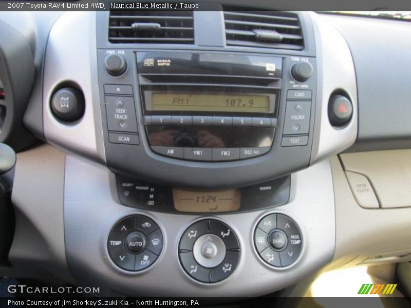 Nautical Blue Metallic / Taupe 2007 Toyota RAV4 Limited 4WD