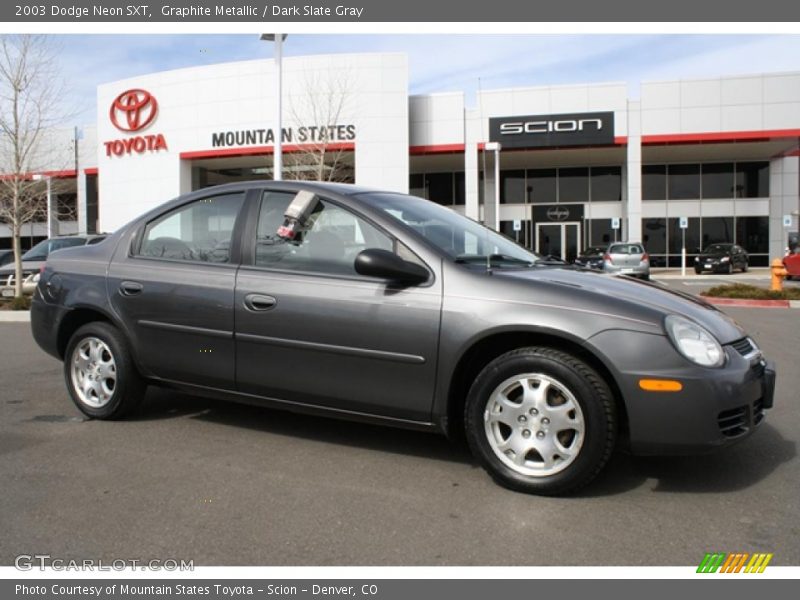 Graphite Metallic / Dark Slate Gray 2003 Dodge Neon SXT